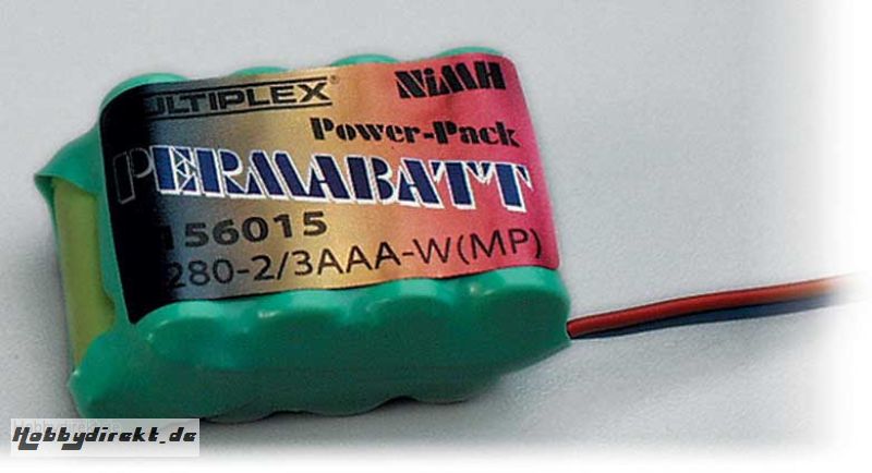 PERMABATT A.-Ak. NiMH 8/280-2/3AAA-W (MP) Multiplex 156015