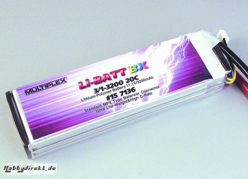 Li-BATT SH BX 3/1-3200 Multiplex 157136