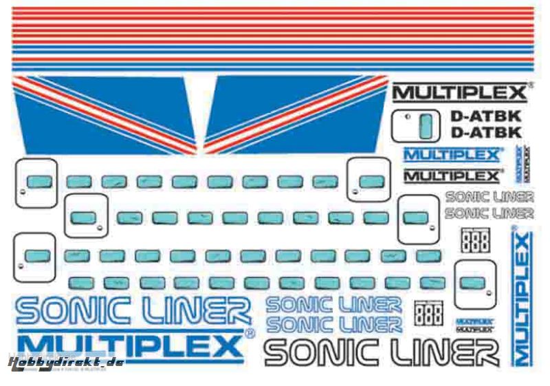 Dekor-Satz SONIC-liner Multiplex 724192