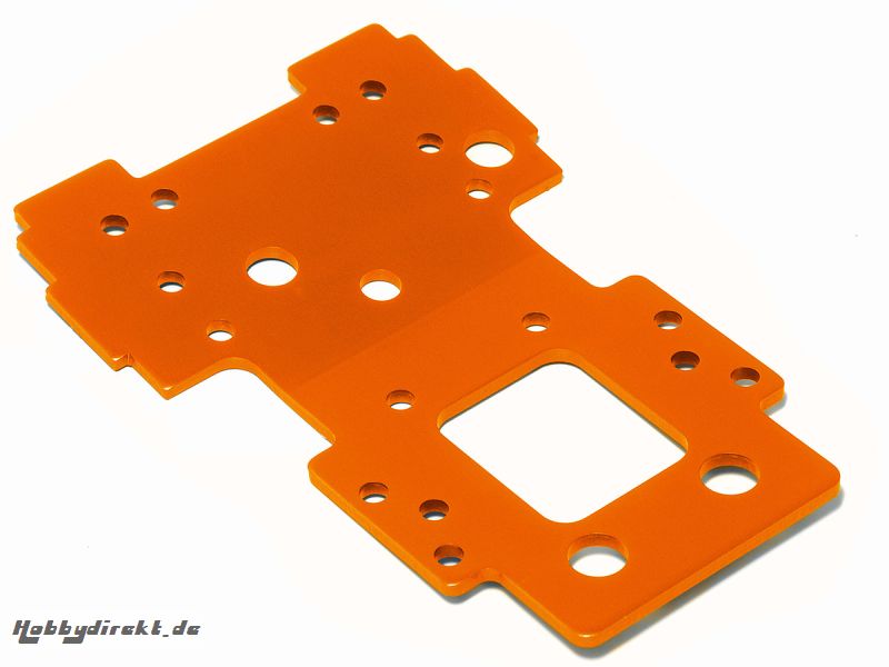 Untere Bulkhead Platte 2.5mm (Orange/Savage X) HPI 105892