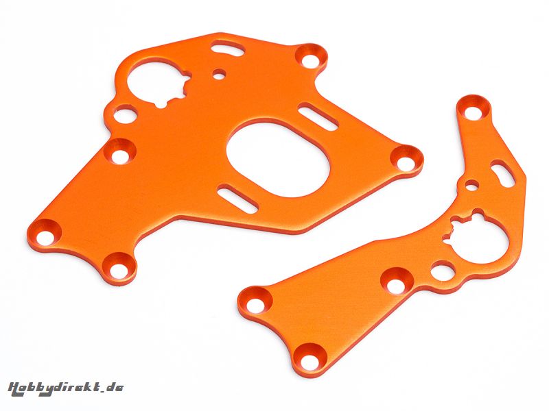 Motorhalter Set (links/rechts/Orange/Sprint 2) HPI 106838