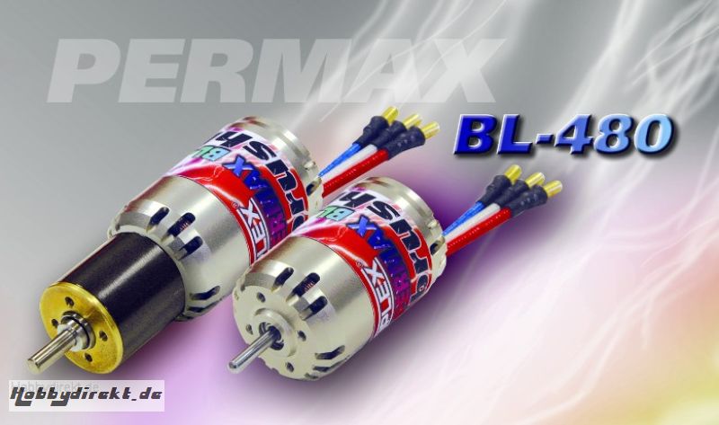 Permax Brushless BL-480/3G m/3.3:1 Planeten-Getriebe Multiplex 3