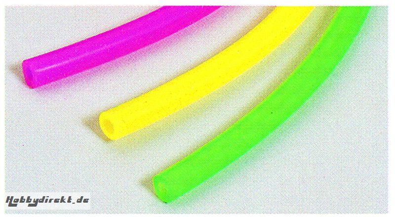 Silicone tubing,green 5/2 mm Graupner 1641.5