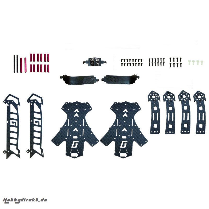 3D COPTER ALPHA 300Q Chassis Bausatz Graupner 16530.C