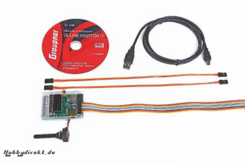 Soundswitch für Fahrzeugmodell Graupner 2386.F