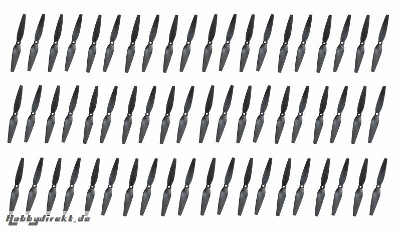 Luftschr. 3D-PROP6x3Zoll 5/8 mm sw VE60 Graupner 2943.6X3L.S