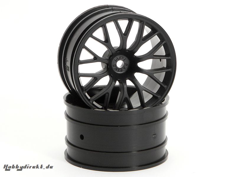 Race-Design Felgen 57X35mm schwarz HPI 3036