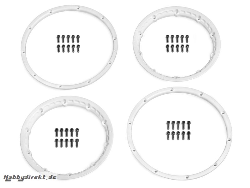 Heavy Duty Felgenringe (Weiss/2 Felgen/Baja 5B) HPI 3270