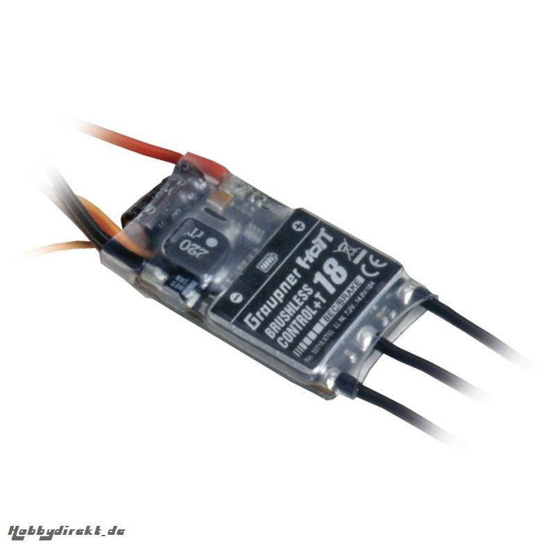 Regler BRUSHLESS CONTROL + T 18 XT-60 Graupner 33718.XT60