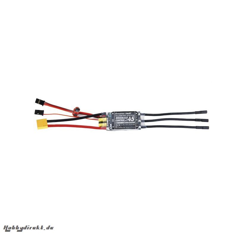 Regler BRUSHLESS CONTROL + T 45 XT-60 Graupner 33745.XT60