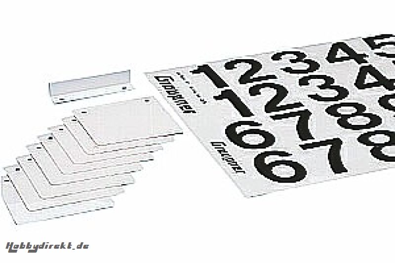 Start sequence number plates Graupner 365