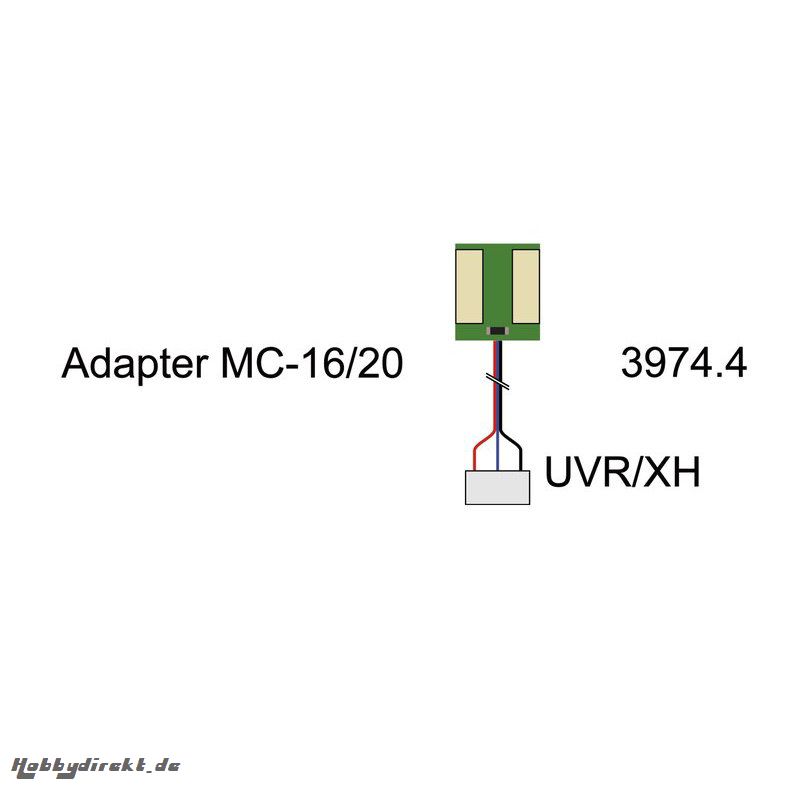 Kingpad VerteilerXH Stecker Graupner 3974.4