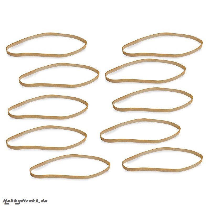 Rubber bands, 90x6x1, 10 Graupner 50.90