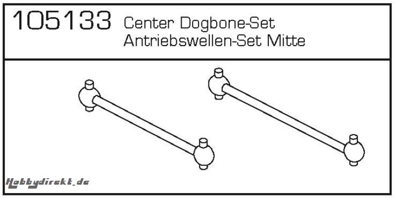 Antriebswellen Set Mittte Carson 105133