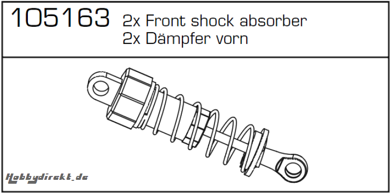 Öldruckstossdämpf.CV-10B/T Carson 105163