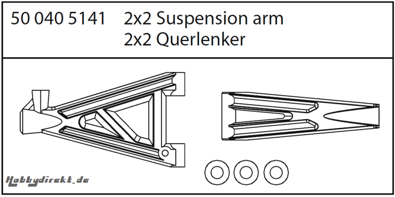 CE-10 Querlenker verstärkt oben/unten Carson 500405141