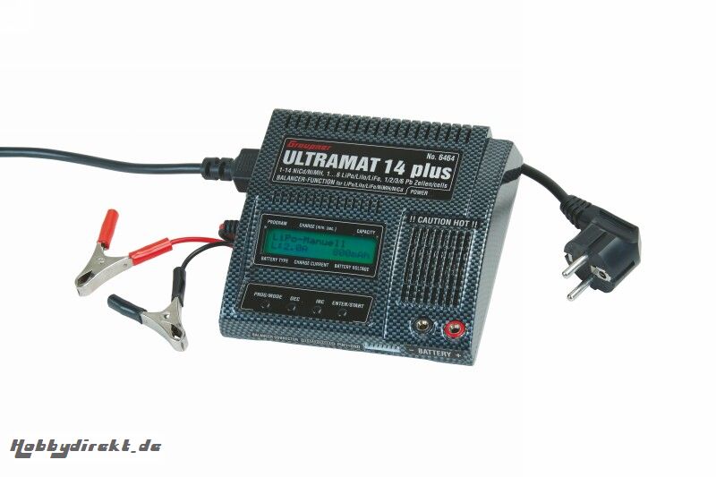 Ladegerät ULTRAMAT 14 plus Li Pb Ni Graupner 6464