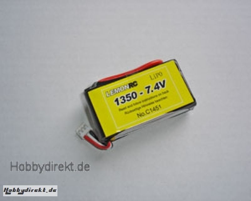 Lemon RC 1350 - 7,4V Lipo Lithium Polymer Akku