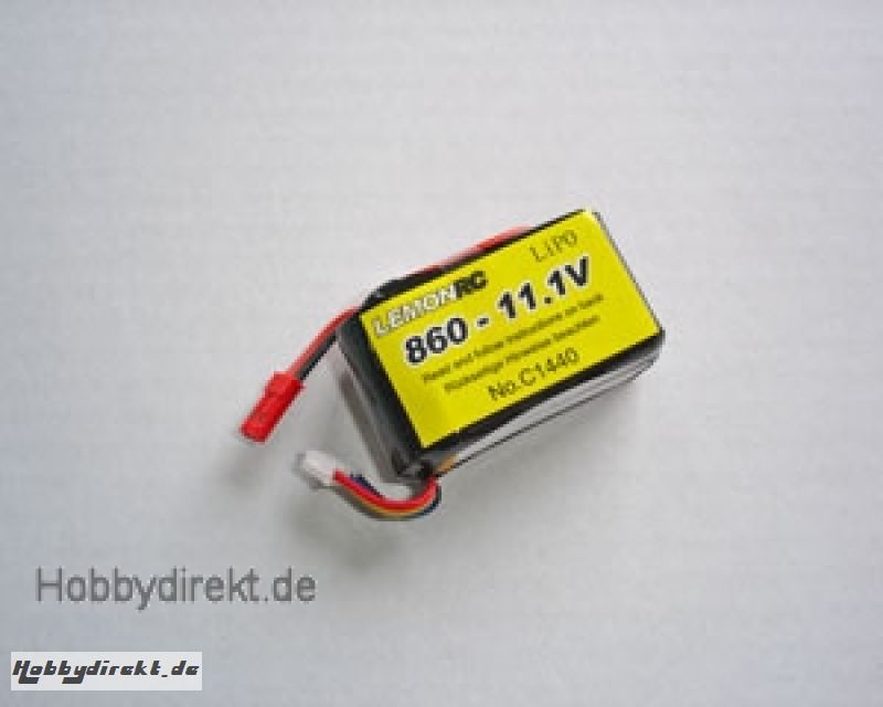 Lemon RC 860 - 11,1V Lipo Lithium Polymer Akku