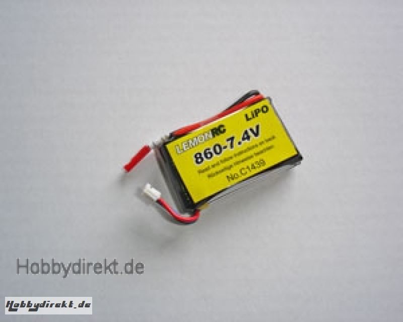 Lemon RC 860 - 7,4V Lipo Lithium Polymer Akku