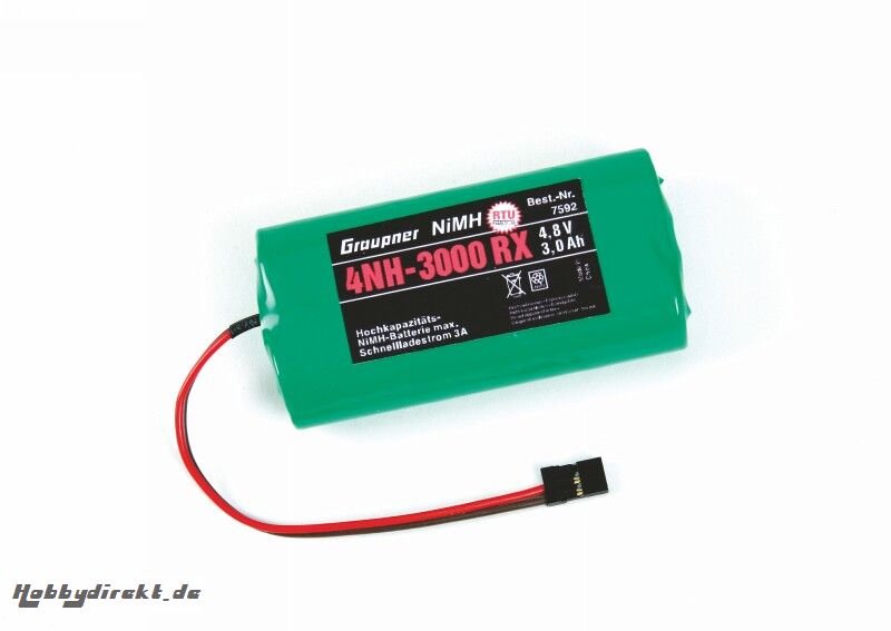 Receiver battery 4NH-3000 RX 4 Graupner 7592