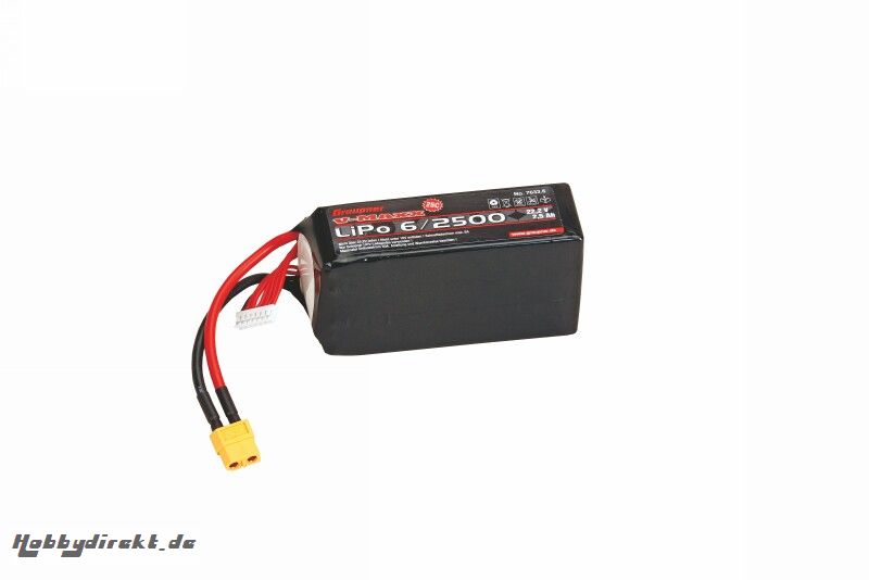 LiPo-Akku V-MAXX 25C6/2200 22,2V XT-60 Graupner 7633.6