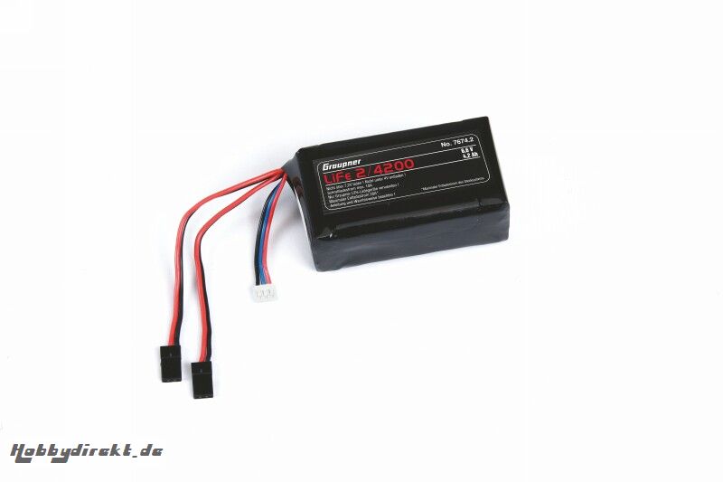 Receiver battery LiFe 2/4200 6 Graupner 7674.2