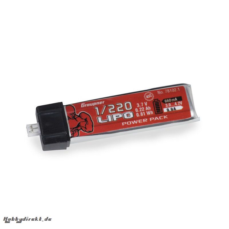 Power Pack LiPo 1/220 3,7 V 45C Graupner 78102.1