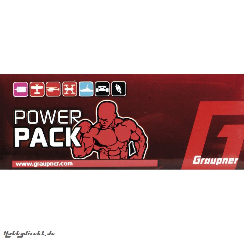 Power Pack Car LiPo2/8100 7,4V 150C Graupner 78181.2