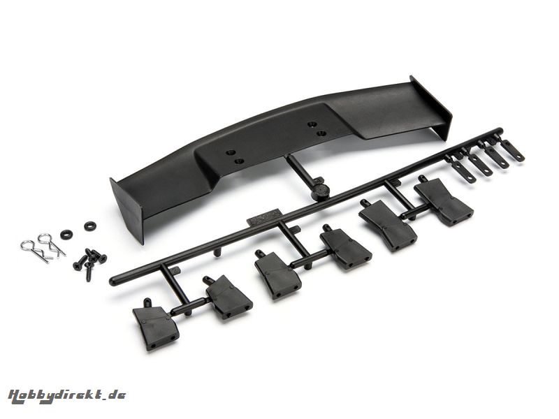 GT Spoiler Set (Typ D/ 1/10 /schwarz) HPI 85288