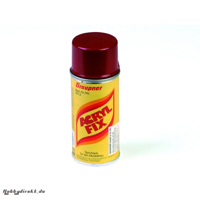 ACRYLFIX rot metallic   150ml Graupner 931.2