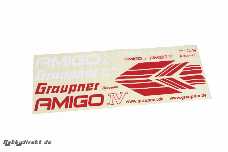 Decal sheet for AMIGO IV Graupner 9546.14