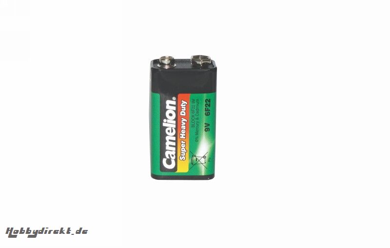 9 Volt Block Primärbatterie Graupner 98865