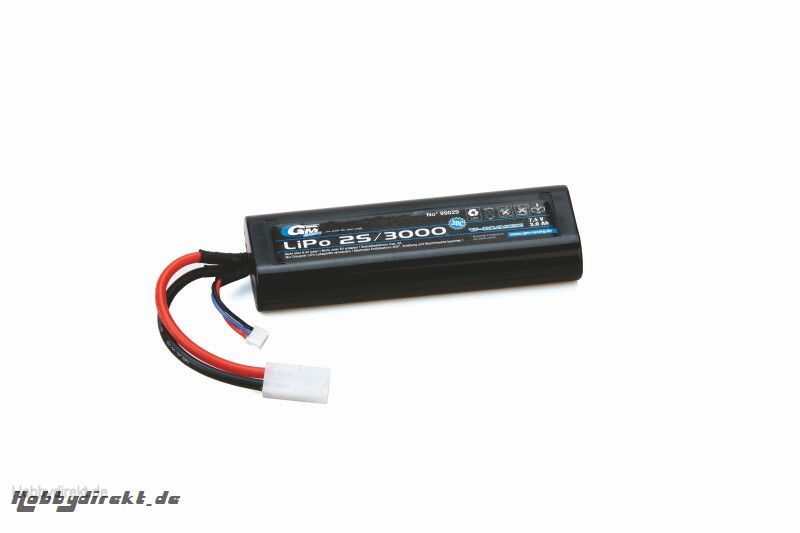 LiPo-Akku V-MAXX 30C2S/3000 7,4 V JST Graupner 99029