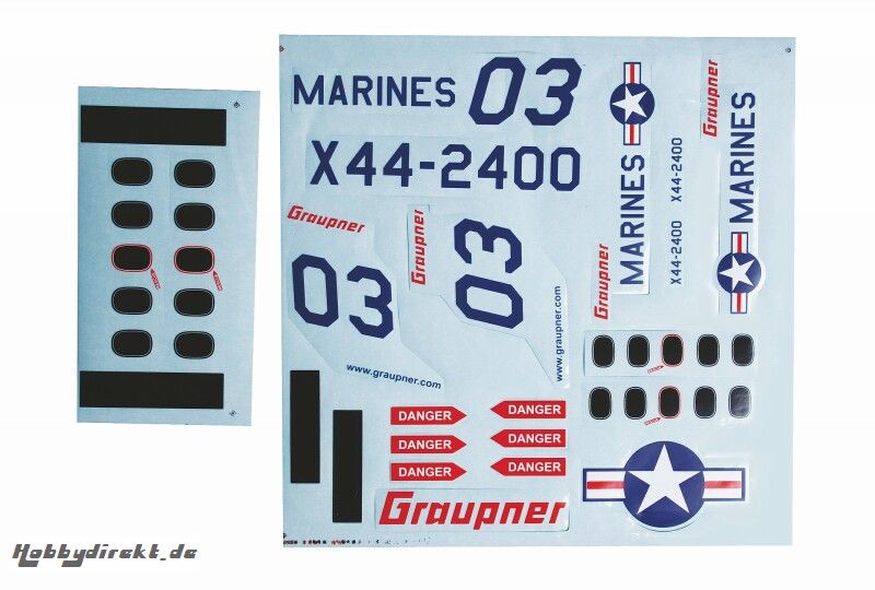 Marine-Dekorbogen zuX44 Graupner 9944.142