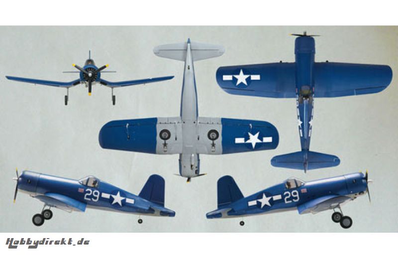 F4-U Corsair Gold Edition 62  ARTF Topflite A-TOPA0951