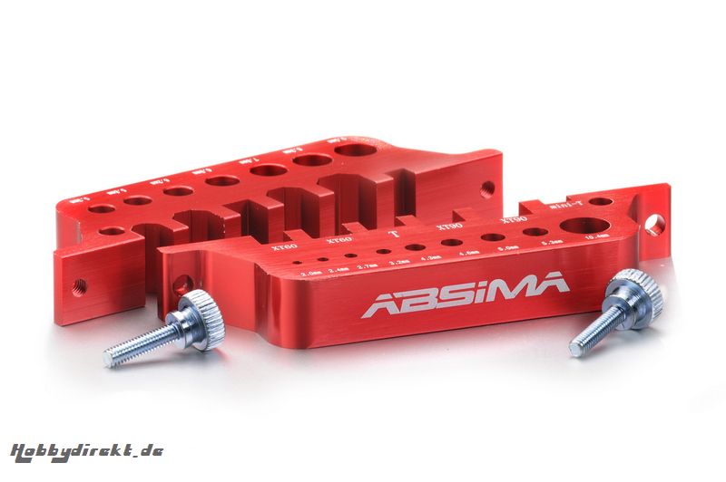 Aluminium LÃ¶thilfe Rot Absima 3000048