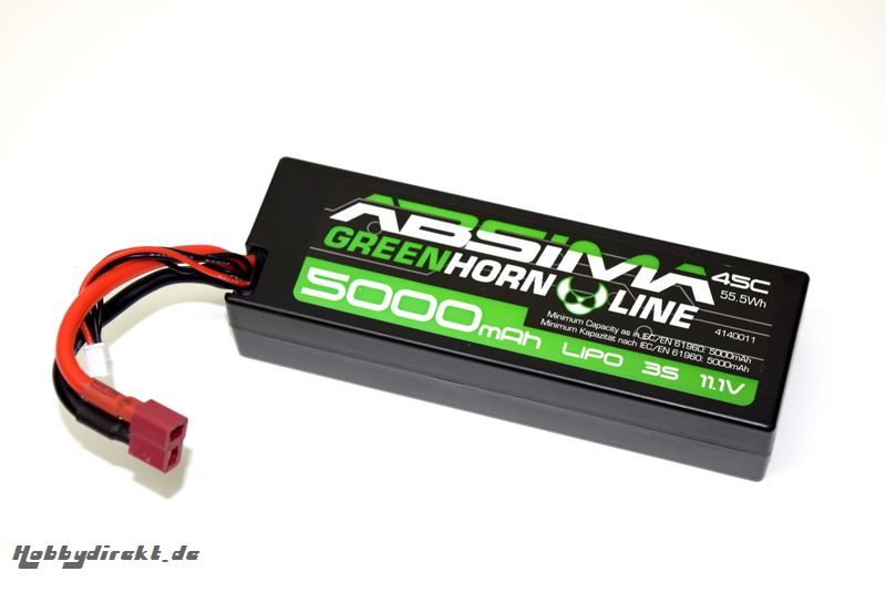 LiPo Stick Pack 11.1V-45C 5000 Hardcase (T-Plug) Absima 4140011