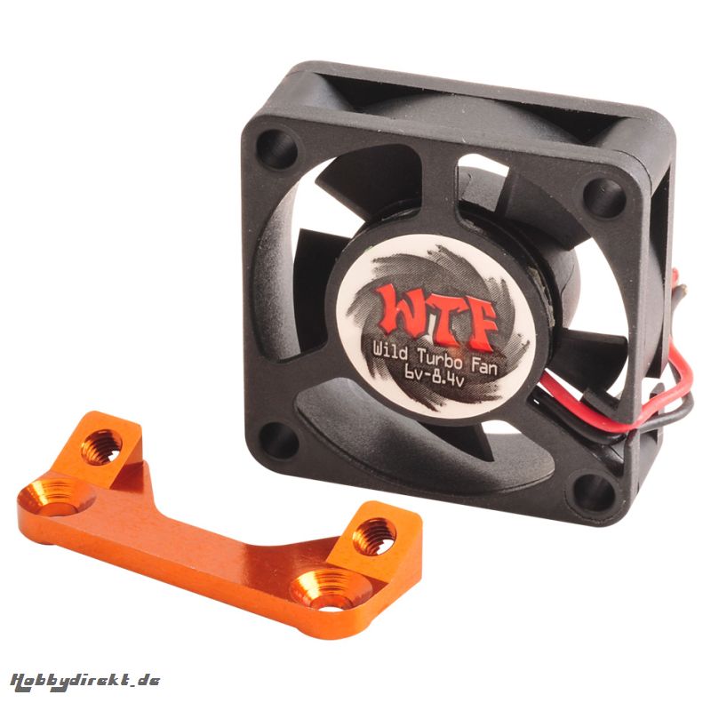 Lüfterhalterung mit WTF Lüfter 25mm orange Absima TC347O