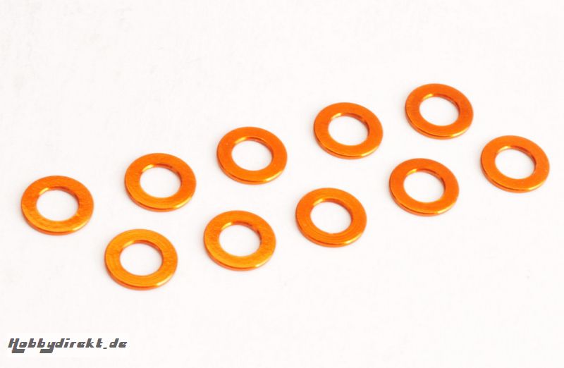 Beilagscheiben M3 0.5mm orange (10 St.) Absima TU1012