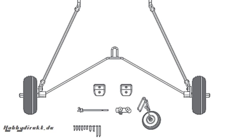 Fahrwerk  PC-6 Robbe 26230007