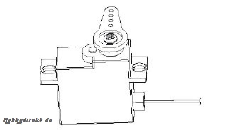 Servo 17g/550mm HMG PC-6 Robbe 26230015