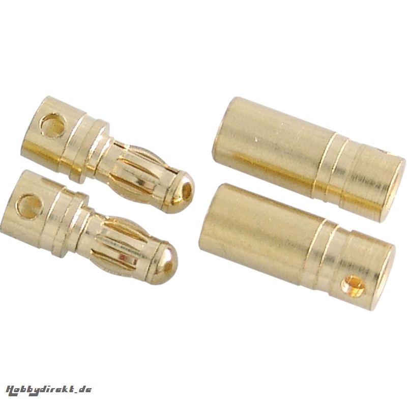 GOLDKONTAKT STECKSYSTEM 3,5MM 10 PAARE Robbe 40024