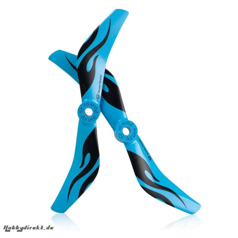 RACE 2-BLATT 5050 PROPELLER BLAU 2X CW + 2X CCW 5MM BOHRUNG PC/GFK Robbe 50500210