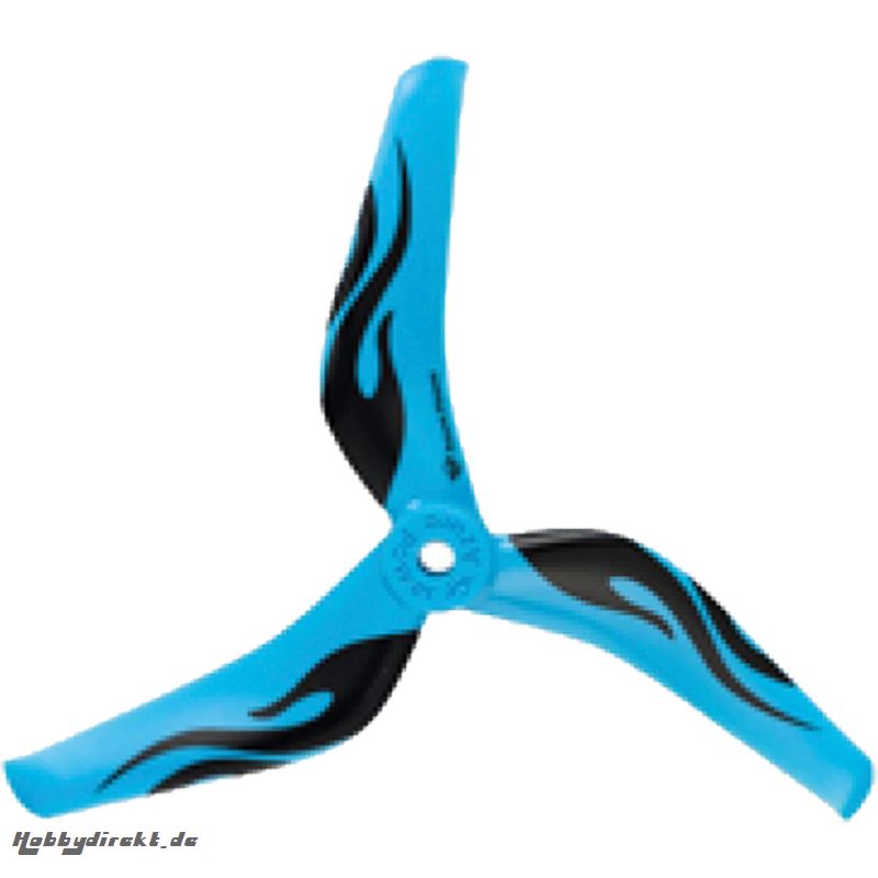 RACE 3-BLATT 5150 PROPELLER SPEZ. BLAU SPEED 2XCW + 2X CCW 5MM BOHRUNG PC Robbe 51500303