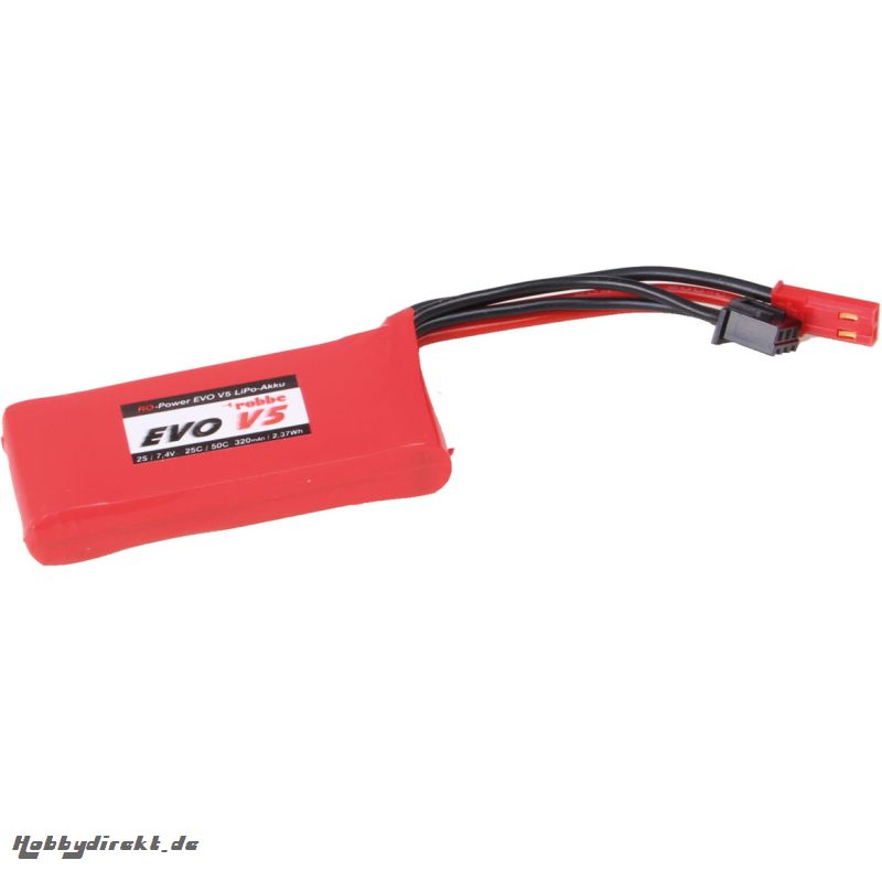 RO-POWER EVO V5 25(50)C 7,4 VOLT 2S 320MAH LIPO AKKU Robbe 6516