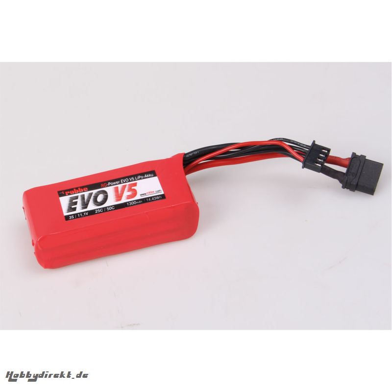 RO-POWER EVO V5 25(50)C 11,1 VOLT 3S 1300MAH LIPO AKKU Robbe 6532