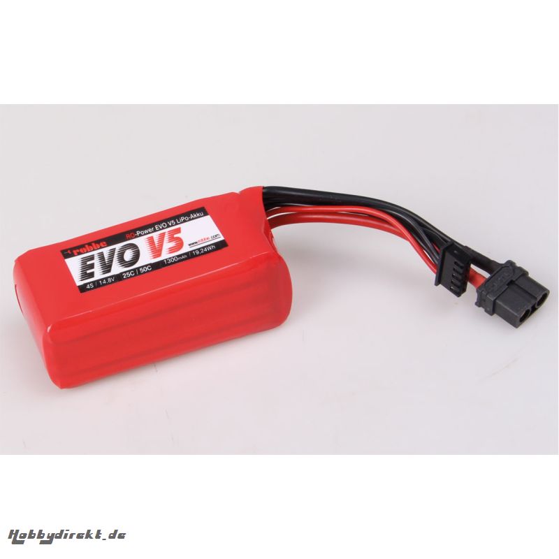 RO-POWER EVO V5 25(50)C 14,8 VOLT 4S 1300MAH LIPO AKKU Robbe 6533