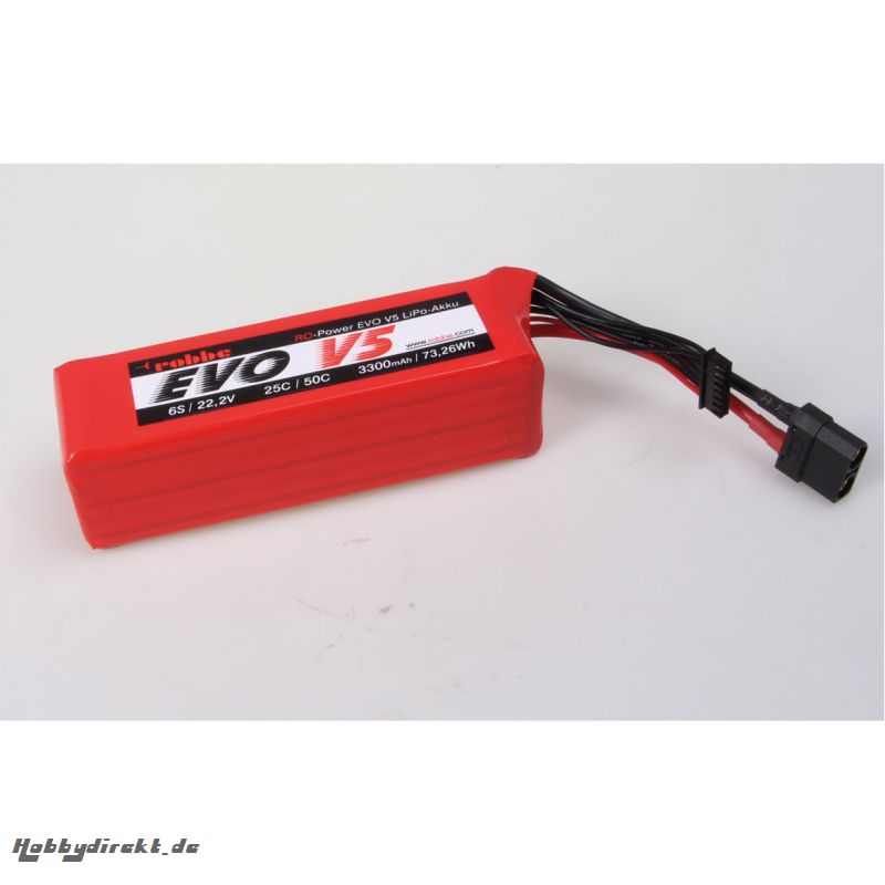 RO-POWER EVO V5 25(50)C 22,2 VOLT 6S 3300MAH LIPO AKKU Robbe 6542