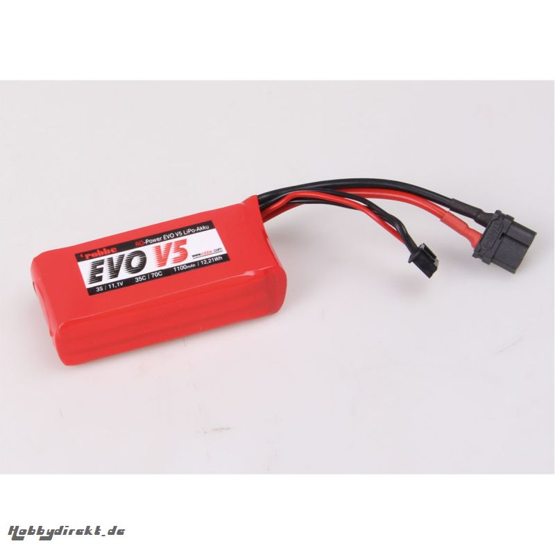 RO-POWER EVO V5 35(70)C 11,1 VOLT 3S 1100MAH LIPO AKKU Robbe 6552